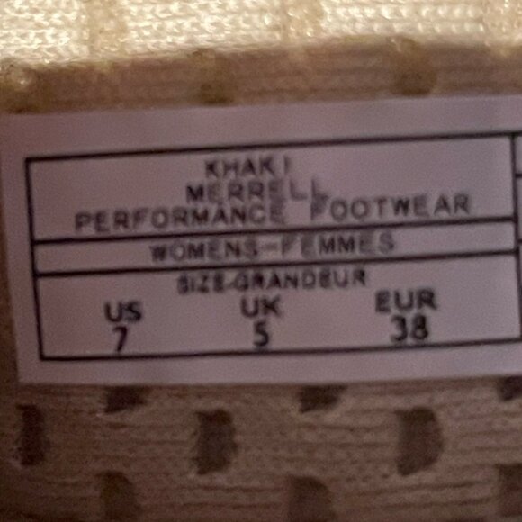 Merrell District 4 Backstrap khaki, Tony, Pappas Women's Sandals sz 7 - Picture 5 of 12